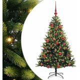  Umjetno rasklopivo božićno drvce 150 LED-a Zelena 150 cm | shoptok.hr