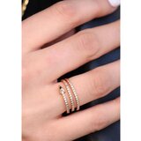 Fenzy eleganten prstan, Art598, rose-gold Cene