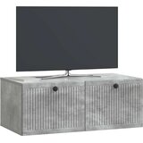 TV Omarica za TV, ki jo lahko montiraš na steno Betonsko siva, (5000210260) | Shoptok.si