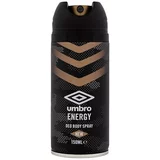Umbro energy dezodorans u spreju 150 ml za muškarce