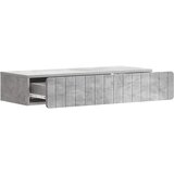 Stolna montirana na zid Betonska siva 87,5 x 34,5 x 17 cm | shoptok.hr