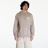 New Era MLB League Essentials OS Hoody New York Yankees UNISEX Ash Brown/ Off White Cene