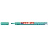 Paint marker E-751 1-2mm, metallic Edding zelena 12PM02MF u