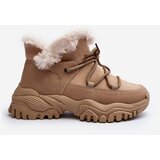 EVENTO Women's Beige Fur-lined Ankle Boots Cresandi | ePonuda.com