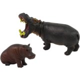  Set of 2 Figurines Hippopotamus with cub | shoptok.hr