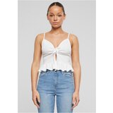 Urban Classics Women's top Waffle Pique Ruffle white Cijene