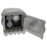  Ecolite XSTA-222GT - Spoljašnji stub sa tajmerom, 2 utičnice, IP44 | Eponuda.com