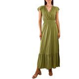 Gemre Goffreda green ruched maxi dress Cijene