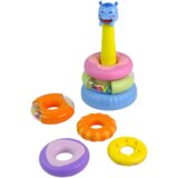  Senzorne edukativne piramide s šarenim obručima - zvečka | shoptok.hr
