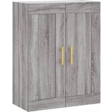  Visoka komoda siva sonome 69,5x34x180 cm od konstruiranog drva Slike