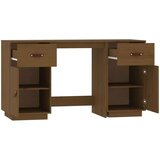  Radni stol s ormarićima boja meda 135x50x75 cm masivna borovina | shoptok.hr