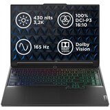 Lenovo legion 7 16IRX9 (eclipse black, aluminium) 20-Core i7-14700HX 2.1-5.5GHz/33MB 32GB 1TB-NVMe 16" 3.2K (3200x2000) ips 430n 165Hz 100%-sRGB ag dolbyvision 720p NV-RTX4070-8GB glan wifi-ax BT5.3 hdmi us-rgb-backlite nahimic Batt-80Wh dos cene