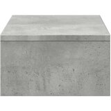 vidaXL Stojalo za zaslon s predali betonsko siva 50x27x15 cm inž. les | Shoptok.si