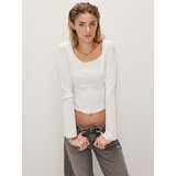 Reserved - Prugasta bluza - bijela | shoptok.hr