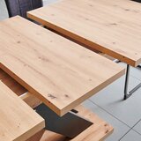 CARRYHOME Jedilna miza , hrast artisan | Shoptok.si