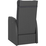 vidaXL vidXL 11-dijelni vrtni blagovaonski set od poliratana s jastucima crni | shoptok.hr