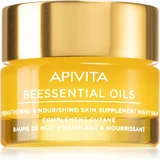 Apivita Beessential Oils nočni balzam za obraz za prehrano in hidracijo 15 ml