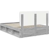 Konstrukcija postelje z vzglavjem Siva Sonoma 150 x 200 cm, (5000102850) | Shoptok.si
