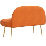  Oblikovana klupa s naslonjačem Narančasta 110 x 60 x 76 cm | shoptok.hr