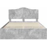  Krevetna konstrukcija s ladicama Betonska siva 160 x 200 cm | shoptok.hr