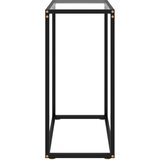  Konzolni stol prozirni 60 x 35 x 75 cm od kaljenog stakla | shoptok.hr