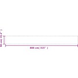 Balkonski zaslon boja pijeska 90x800 cm 100 % poliester Oxford | shoptok.hr