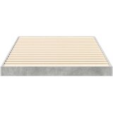  Posteljni okvir Betonsko siva 100 x 200 cm Konstruiran les, (5000121489) | Shoptok.si