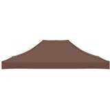 Krov za šator za zabave 4 x 3 m smeđi 270 g/m² | shoptok.hr