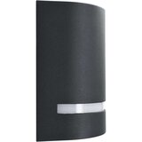 vidaXL Vanjske zidne svjetiljke 2 kom 35 W crne polukružne | shoptok.hr