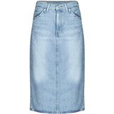 Levi's HR BACK SLIT SKIRT Plava Cijene