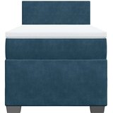Box spring krevet s madracem plavi 80 x 200 cm baršunasti | shoptok.hr