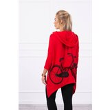 Kesi Cycling print sweatshirt red Cijene