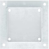  Postolja za stupove kvadratna 12 kom 141x141 mm pocinčani čelik | shoptok.hr