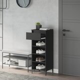  Stalak za cipele crni 40 x 36 x 105 cm od konstruiranog drva | shoptok.hr