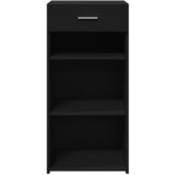  Komoda crna 45 x 42,5 x 93 cm od konstruiranog drva | shoptok.hr