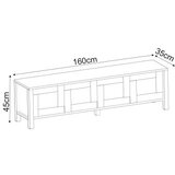 Hanah home TV polica Vachel White | Eponuda.com