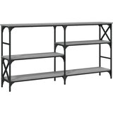  Konzolni stol siva boja hrasta 150x29x76,5 cm konstruirano drvo | shoptok.hr