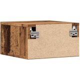 vidaXL Zidni noćni ormarići 2 kom boja staro drvo 35 x 35 x 20 cm | shoptok.hr