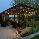  LED spoljašnja dekorativna girlanda 20xE27/1W/230V 20,94 m IP44 crna | Eponuda.com
