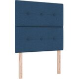 Box Postelja z vzmetnico modra 90x200 cm tkanina, (22083628) | Shoptok.si