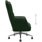  Stolica za opuštanje tamnozelena baršunasta | shoptok.hr