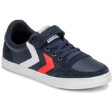 Hummel Nizke superge SLIMMER STADIL LEATHER LOW JR Modra | Shoptok.si