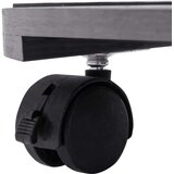Kolica za biljke 4 kom siva Ø 30 x 7,5 cm WPC | Eponuda.com