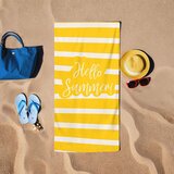 Lessentiel Maison Peškir za plažu Hello Summer, 75x150 cm, Žuti | ePonuda.com