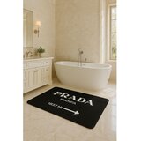 Mila Home Črna žametna kopalniška preproga 60x100 cm Prada – | Shoptok.si