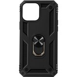 AVIZAR Trden ovitek iz dveh materialov za iPhone 13 Mini s podpornim obrocem - crn, (20717924) Cene