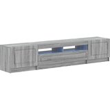  5-dijelni LED TV ormarić Siva Sonoma Konstruirano drvo - Siva Sonoma 100 cm | shoptok.hr
