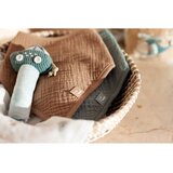 Jollein 2 dijelni set pamučnih podbradnjaka muslin sea green/biscuit | shoptok.hr