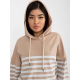 RUE PARIS Sweatshirt-LO-BL-DY-28.01-white-beige | Shoptok.si