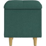  Otoman za pohranu Tamnozelena 40 x 40 x 45 cm tkanina - Tamnozelena 40 cm tkanina | shoptok.hr